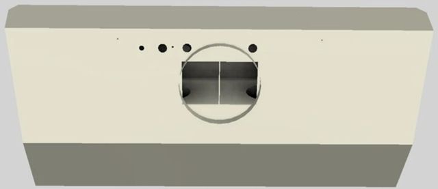 Vent-A-Hood® 48" Biscuit Wall Mounted Liner Insert-1