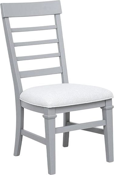 Magnussen Home® Charleston Harbor Gray/Hoffman Whip Dining Side Chair with Upholstered Seat-0