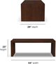 Flexsteel® Waterfall Walnut Brown Rectangular Coffee Table-2