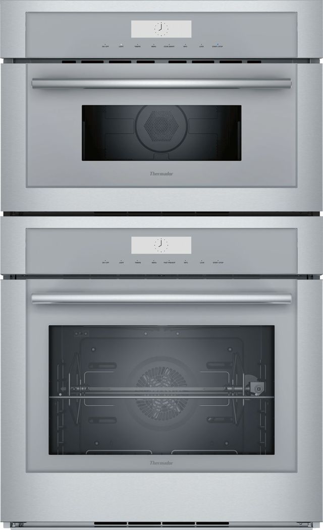Thermador® Masterpiece® 30" Stainless Steel Oven/Micro Combo Electric Wall Oven
