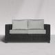Enclover Trillium Black/Granite Loveseat-2