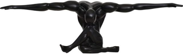 Renwil® Mortal Matte Black Human Figurine-1