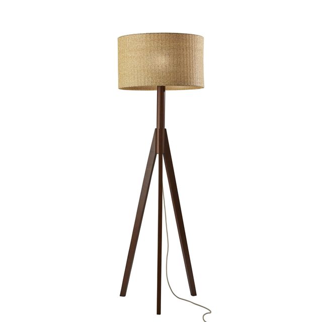Adesso® Eden Walnut Floor Lamp-0