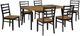 Signature Design by Ashley® Blondon 7-Piece Black/Brown Dining Table Set-0