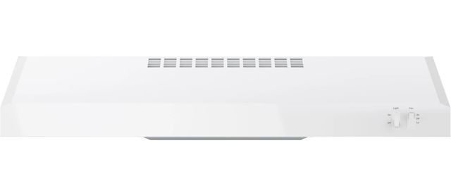 GE® Series 30" White Under Cabinet Range Hood-0
