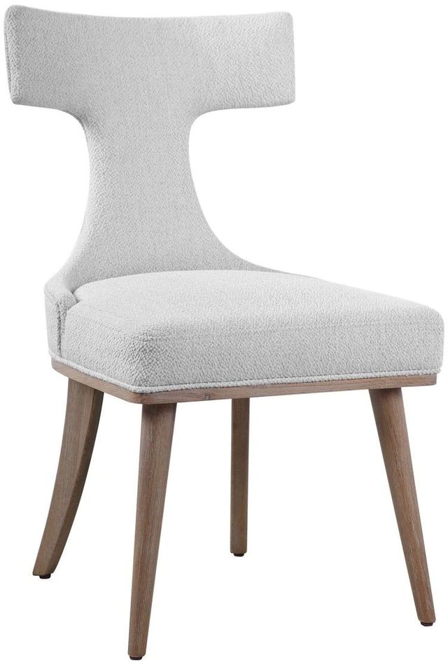 Uttermost® Klismos Oak/Off-White Side Chair-0