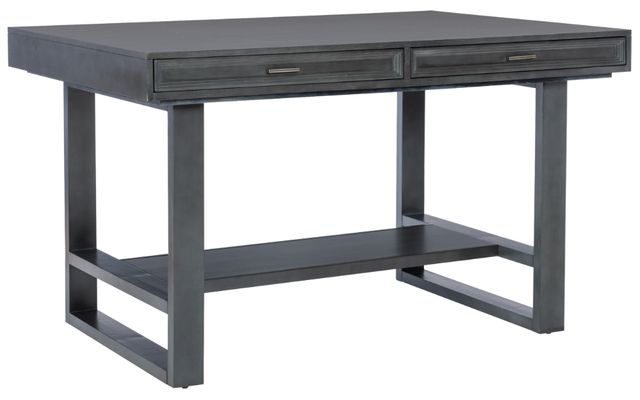 Powell® Jamison Charcoal Counter Table-0
