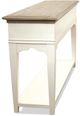 Riverside Furniture Myra Natural Sofa Table with Paperwhite Base-2