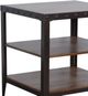 Sunny Designs™ San Diego Antique Brown End Table with Dark Gray Base-2