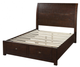 Winners Only® Union Dark Brown Queen Sleigh Bed-0