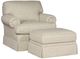 King Hickory Customizable Lilian Skirted Ottoman-1