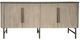 Crestview Collection Riley Black/Gray Sideboard-1