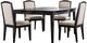 aspenhome® Sutton 5-Piece French Roast Dining Set-0