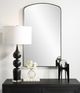Uttermost® Tordera Black Arched Mirror-2