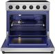 Thor Kitchen® Gordon Ramsay 36" Stainless Steel/Black Freestanding Pro Style Electric Range-1