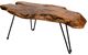 StyleCraft Natural Coffee Table with Black Base-0
