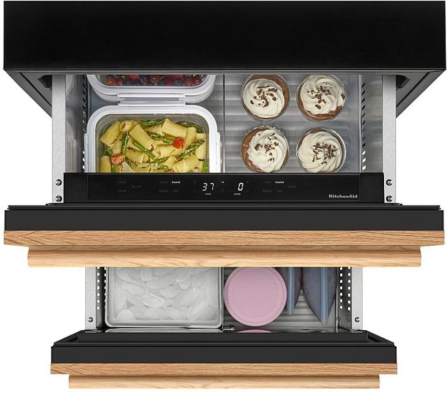 KitchenAid® 24" Panel Ready Undercounter Double-Drawer Refrigerator-4