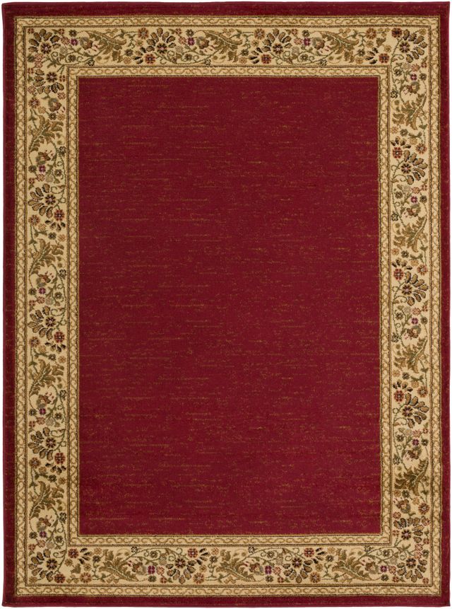 Surya Midtown Dark Red 5'x7' Area Rug-0