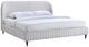 Bernards Celine Beige Upholstered Queen Panel Bed-0