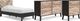 Signature Design by Ashley® Piperton 3-Piece Two-Tone Brown/Black Twin Panel Platform Bed Set-0