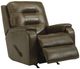 Flexsteel® Arlo Dark Stone Rocking Recliner-1