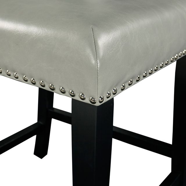 Linon Brook Black/Dove Gray Counter Stool-3