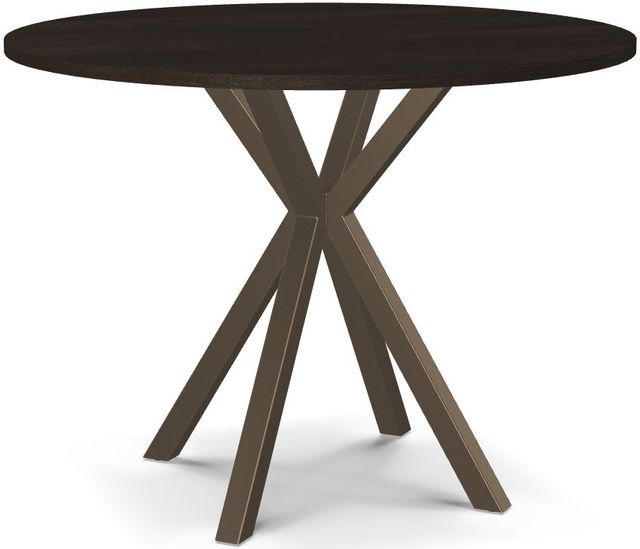 Amisco Customizable Asterisk Round Counter-Height Table with Starburst Stand-0