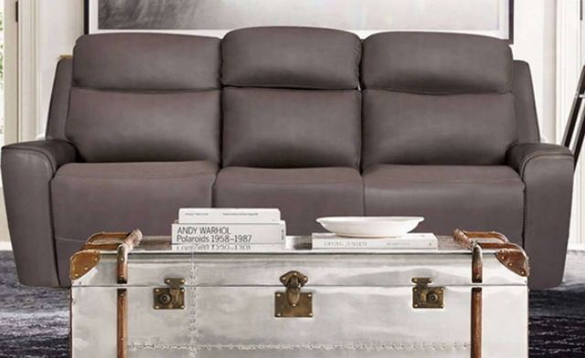 Furniture of America® Artemia Gray Power Reclining Sofa-0
