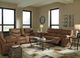 Signature Design by Ashley® Boxberg Bark Double Reclining Loveseat with Console-4