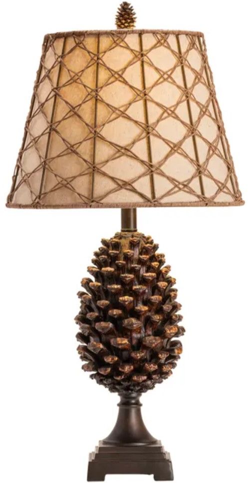 Crestview Collection Pine Bluff Brown Table Lamp-3