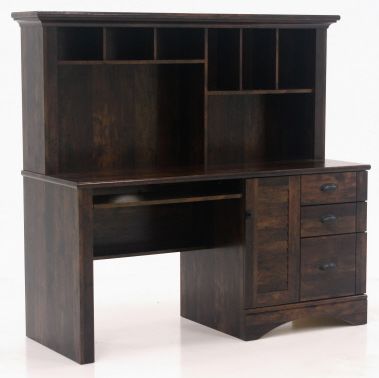 Sauder® Harbor View® Curado Cherry® Computer Desk with Hutch-0