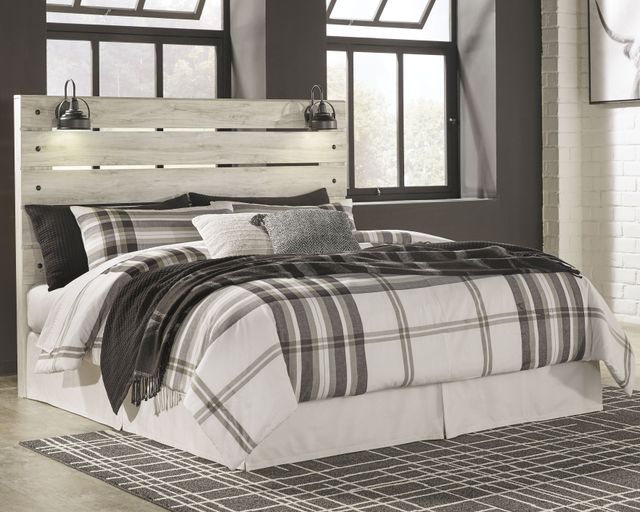 Signature Design by Ashley® Cambeck Whitewash King Panel Headboard-4