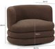 TOV Furniture Astor Brown Swivel Hotel Lounge Chair-2