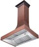 ZLINE Designer 30" Hand-Hammered Copper Ducted Wall Range Hood -5