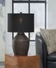 Signature Design by Ashley® Naareman Metallic Black Table Lamp-3