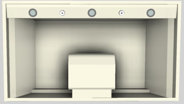Vent-A-Hood® Designer Series 42" Biscuit Wall Mounted Range Hood-3