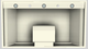Vent-A-Hood® Designer Series 42" Biscuit Wall Mounted Range Hood-3