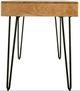 Jofran Inc. Rollins Natural Counter Table with Black Base-2