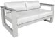 CabanaCoast® Customizable Belvedere Aluminum Outdoor Loveseat-0