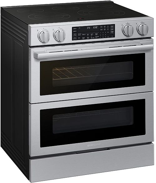 Samsung 30" Silver Slide-In Electric Range with Air Fry Max-3