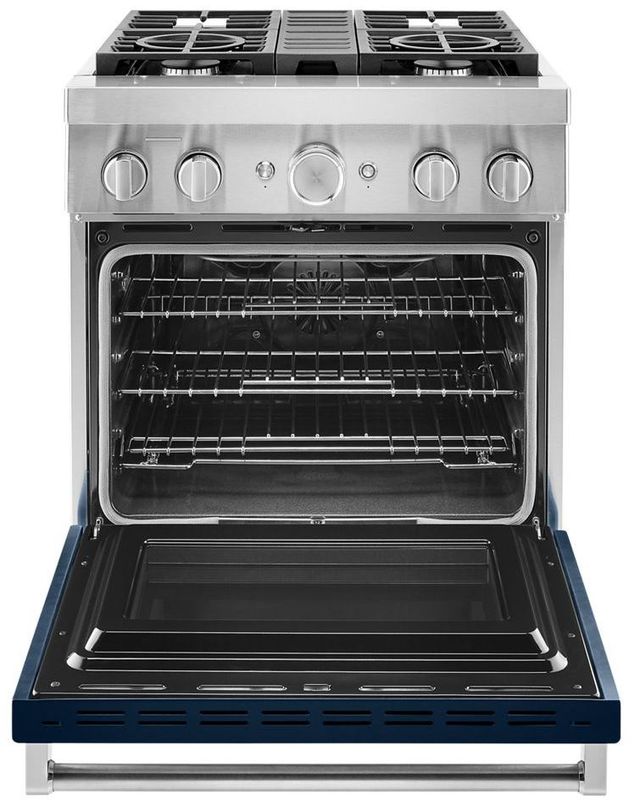KitchenAid® 30" Ink Blue Pro Style Dual Fuel Range-1