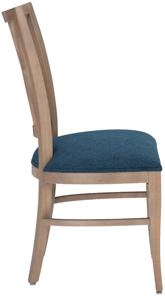 Linon Charlie 2-Piece Blue/Natural Dining Chair Set-3
