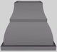 Vent-A-Hood® Designer Series 36" Gunsmoke Island Range Hood-0