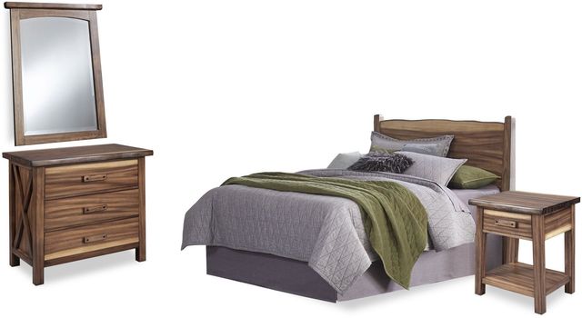 homestyles® Forest Retreat 4-Piece Brown Bedroom Set-0