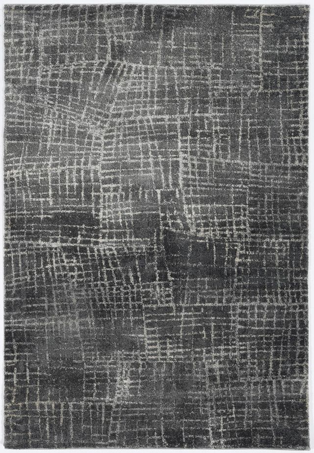 KAS Rugs Hue Grey Universe 5'x8' Rug-0