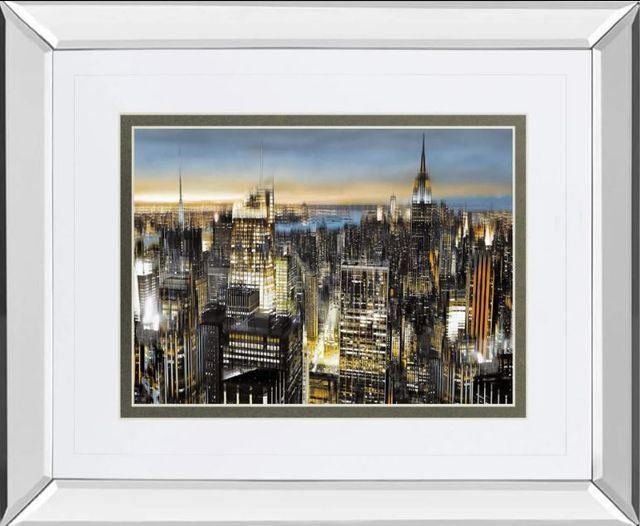 Classy Art Big City by Alan Lambert Mirror Framed Wall Art-0