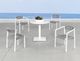 CabanaCoast® Customizable Breezeway Aluminum 24" Outdoor Round Dining Table-1
