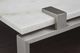 Magnussen Home® Paradox Pearl White Rectangular Cocktail Table with Platinum Frame -4
