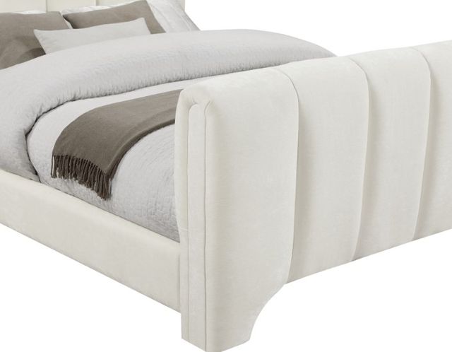 Meridian Furniture Camila Cream Queen Upholstered Panel Bed-3