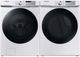 Samsung White Front Load Washer & Electric Dryer Laundry Pair-0